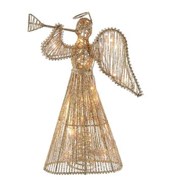 Kurt S. Adler® Angel Treetop Gold Glittered 12IN