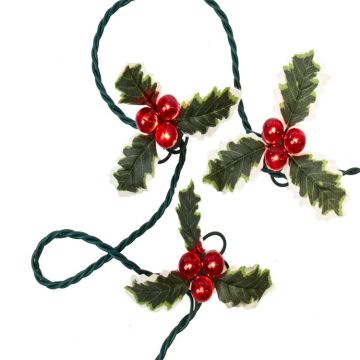 Kurt S. Adler® Holly Berry Cluster Light Set 36L/14FT