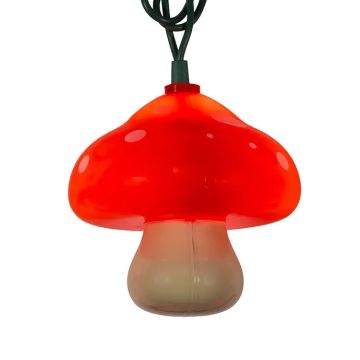 Kurt Adler Mushroom Light Set 10L/12FT