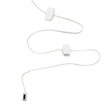 Kurt S. Adler® USB Power Extension Cord+ With White Wire and 6 Ports