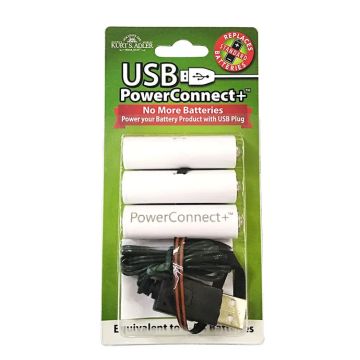 Kurt S. Adler® USB PowerConnect+™ 3 "AA" Converter