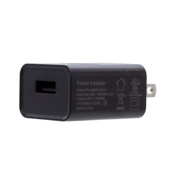 Kurt S. Adler® 5-Volt Black USB Plug/Adapter