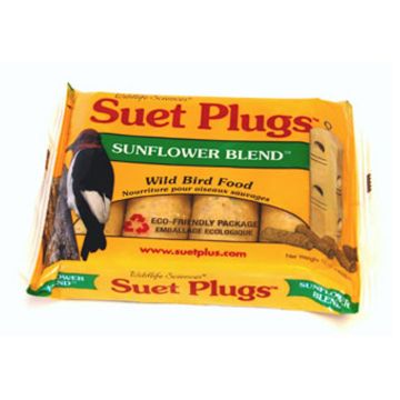 Wildlife Sciences, Suet Plugs Sunflower Blend 4 Pack