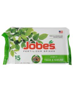 Jobe's, Trees & Shrubs 16-4-4 Fertilizer Spikes, 15 spikes