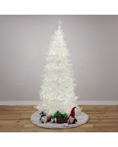 Aurora Pearl Fir with Pure White Cluster LEDs, Gabriel Tree® Artificial Christmas Tree