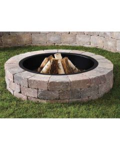 Belgard Round Fire Pit - Weston Stone with Optional Cap