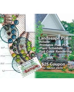 Landscape Plans (includes $25 coupon for needed plants)