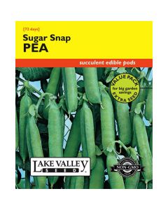 Pisum, Pea (Pole), Sugar Snap Pea, Value Pack, 40g