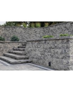 Winston® Straight Retaining Wall System - Split Face Block