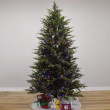 Emerald Pine with Sparkle LEDs, Holiday Bright Lights® Artificial Christmas Tree