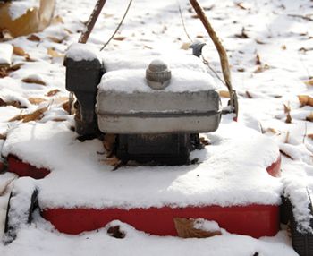 SnowCovered Mower